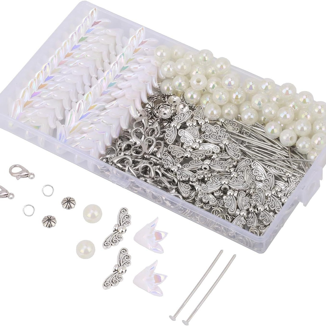 complete angel themed jewelry making kit