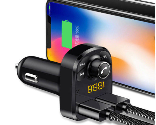 front view of Bluetooth car charger