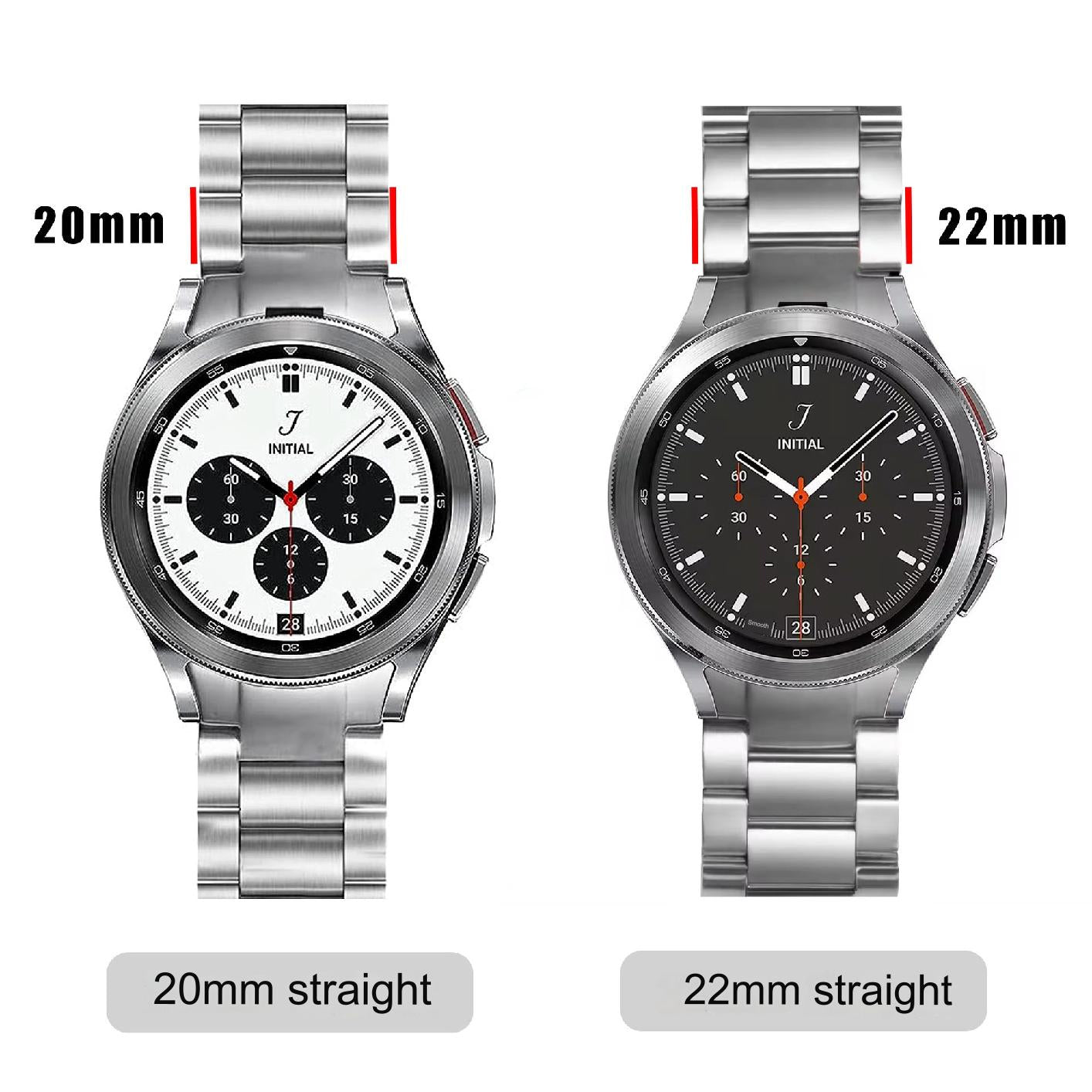 Premium Stainless Steel Strap for Samsung Galaxy Watch 4/5/6/7 - Stylish and Durable Design