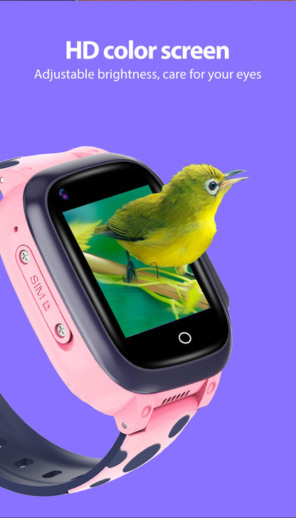 multi-color kids watch with GPS and phone calls