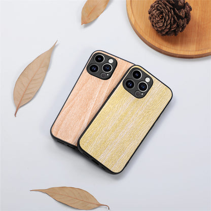 Stylish Wood Grain iPhone & Samsung Case - Durable, Lightweight, and Anti-Fingerprint Protection