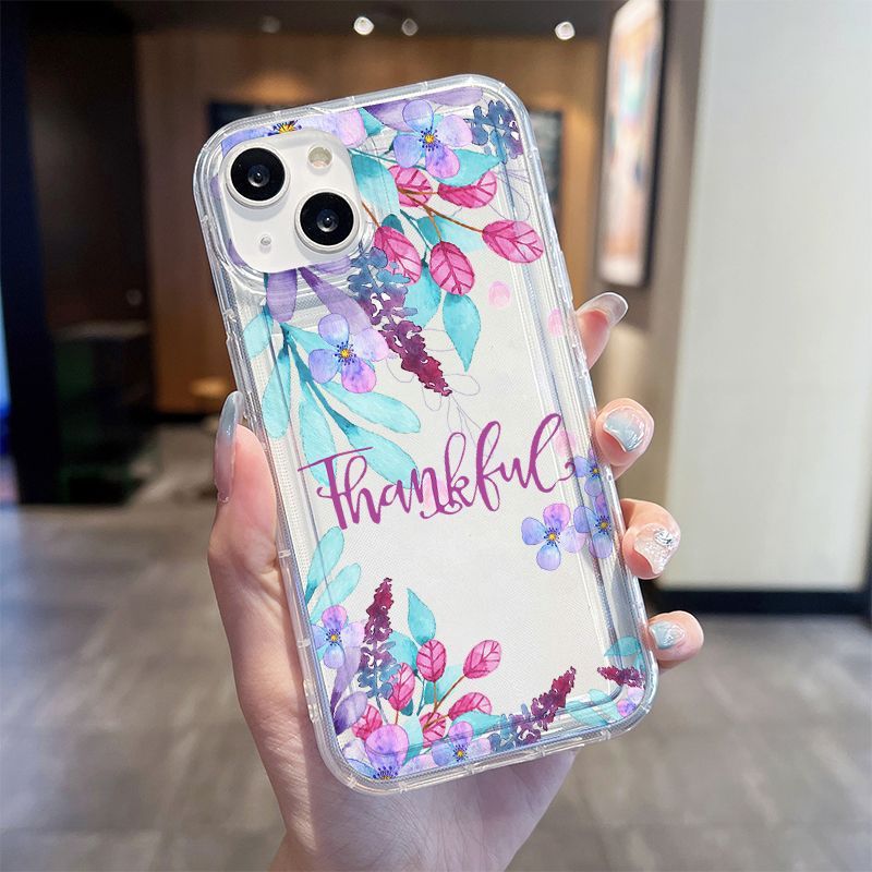 Stylish and Durable Floral iPhone 14 Case – Shockproof Protection with Customizable Options