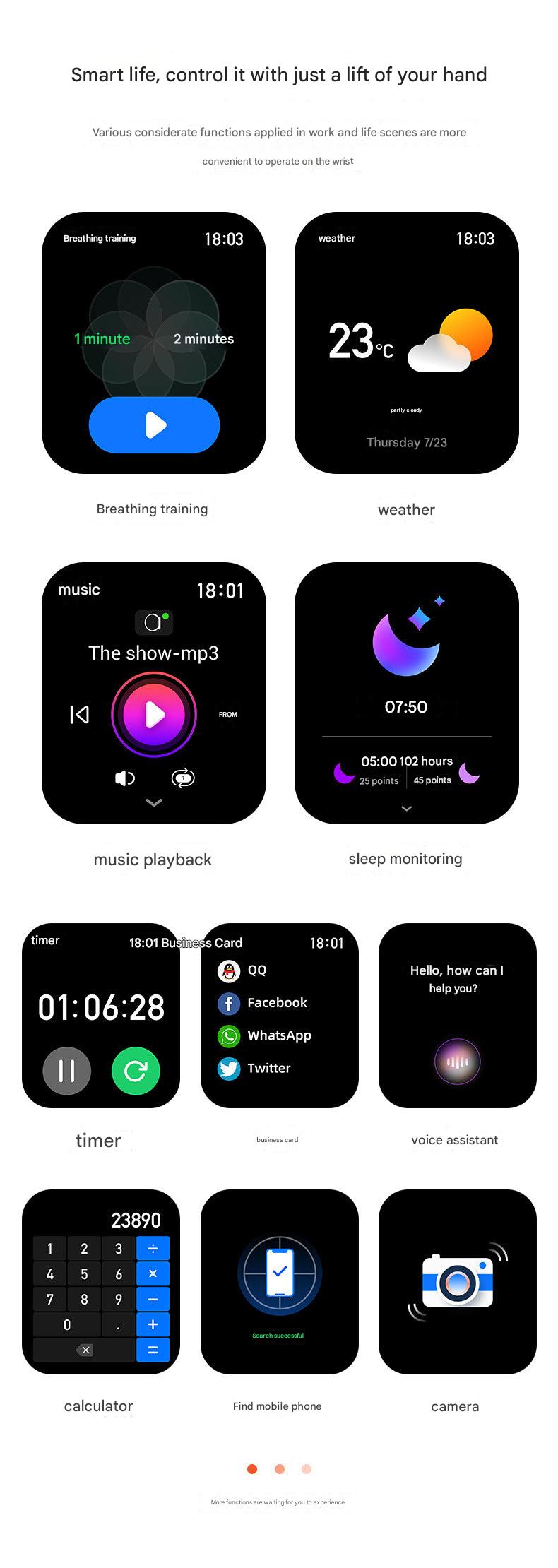 Music playback smartwatch