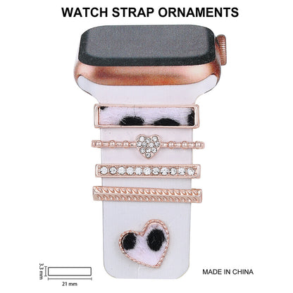 Stylish Rhinestone Silicone Strap for Apple Watch - Durable & Elegant Accessory