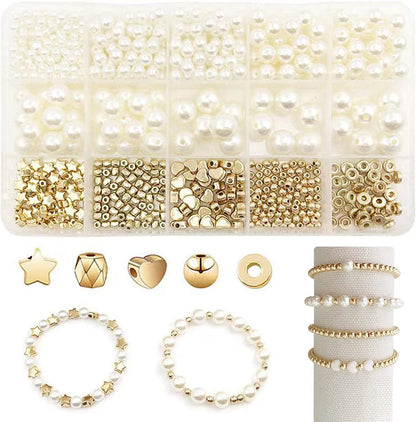 assorted pearl star bead set