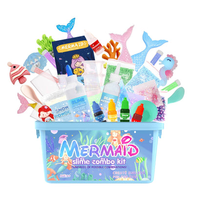 DIY Fluffy Mermaid Slime Kit – Colorful & Fun Craft Activity for Kids