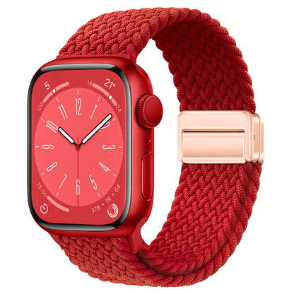 Stylish Nylon Woven Magnetic Apple Watch Band - Compatible with All Series