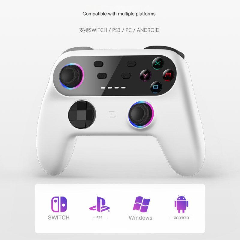 Wireless Switch Pro Game Controller with RGB Lighting - Bluetooth Compatible for Nintendo Switch and PC