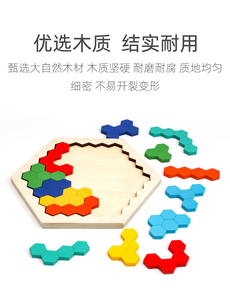 Colorful Wooden Puzzle Toy