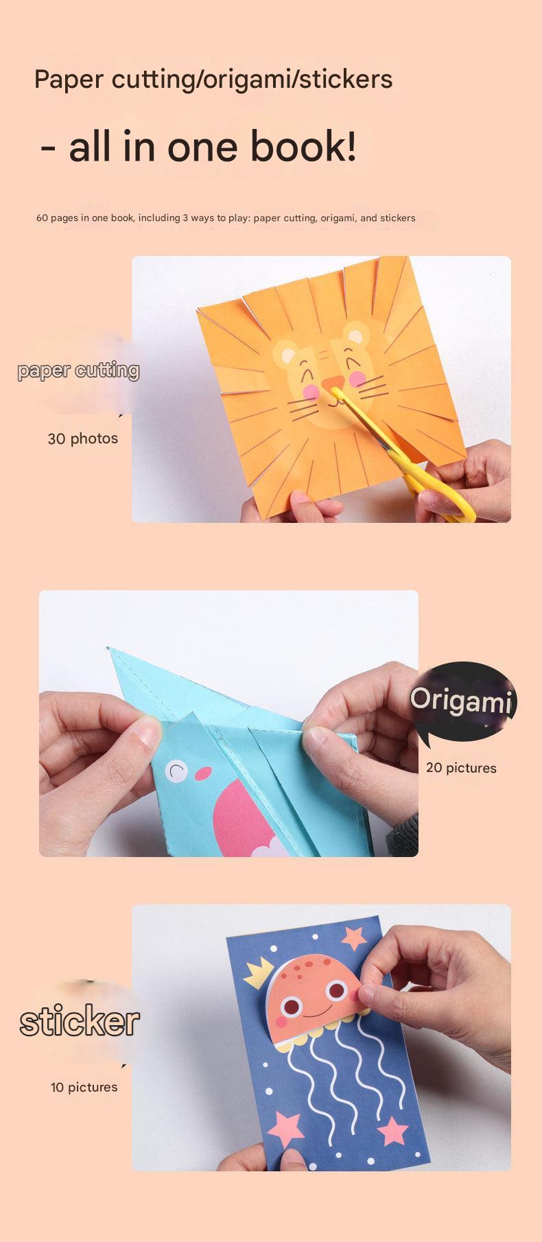 colorful paper folding