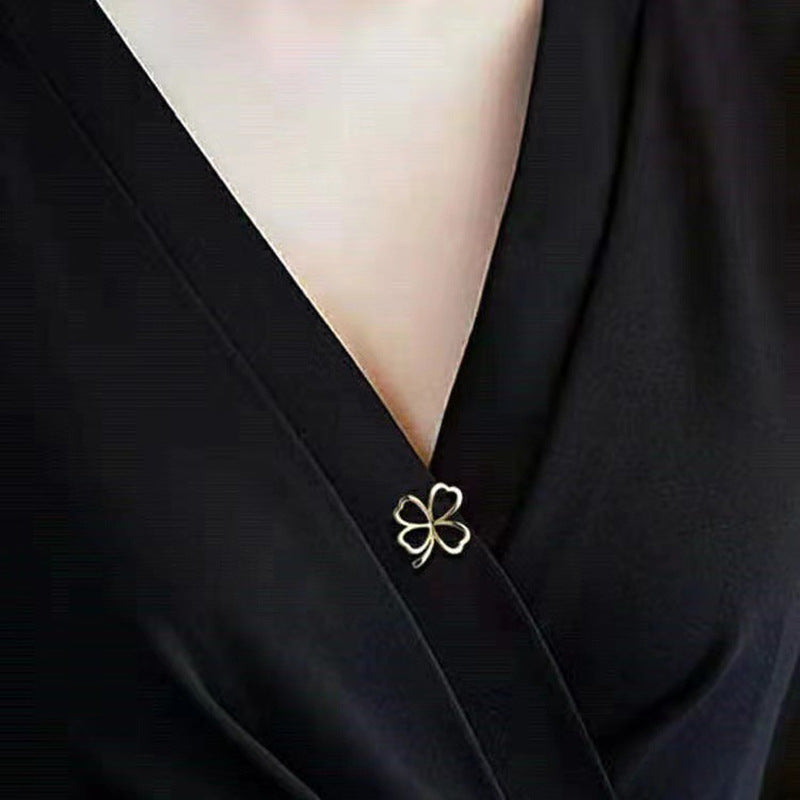 Four Leaf Clover Brooch 2