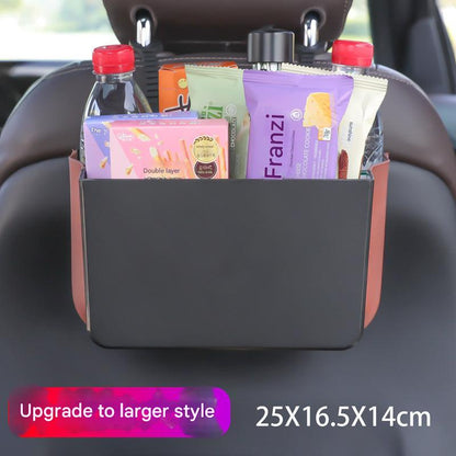 space-saving car trash bin