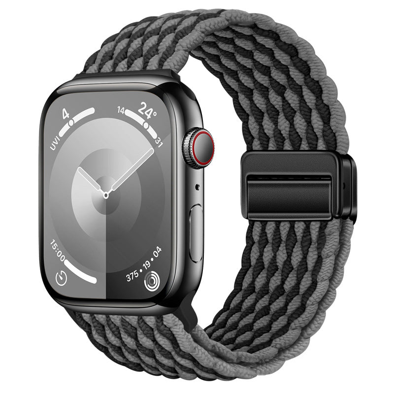 Stylish Nylon Woven Magnetic Apple Watch Band - Compatible with All Series