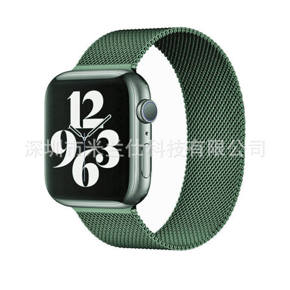 Premium Metal Milanese Loop Band for Apple Watch Series 1-9 & SE - Stylish, Adjustable & Breathable | Multiple Colors Available