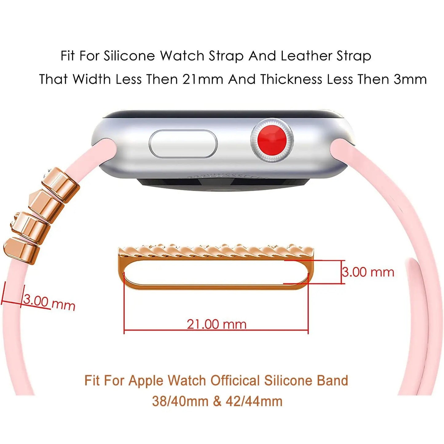 silicone apple watch strap